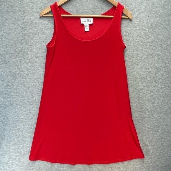 Joseph Ribkoff Red Polyester Tank Top Size 4 - Picture 1 of 9